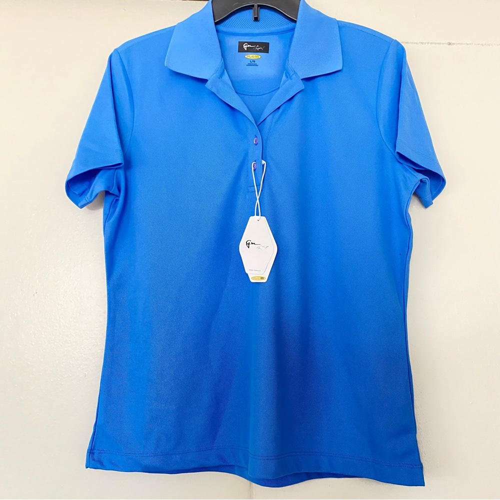 Women’s Play Dry® Performance Mesh Polo. NEW.
EASY CARE
UV PROTECTION